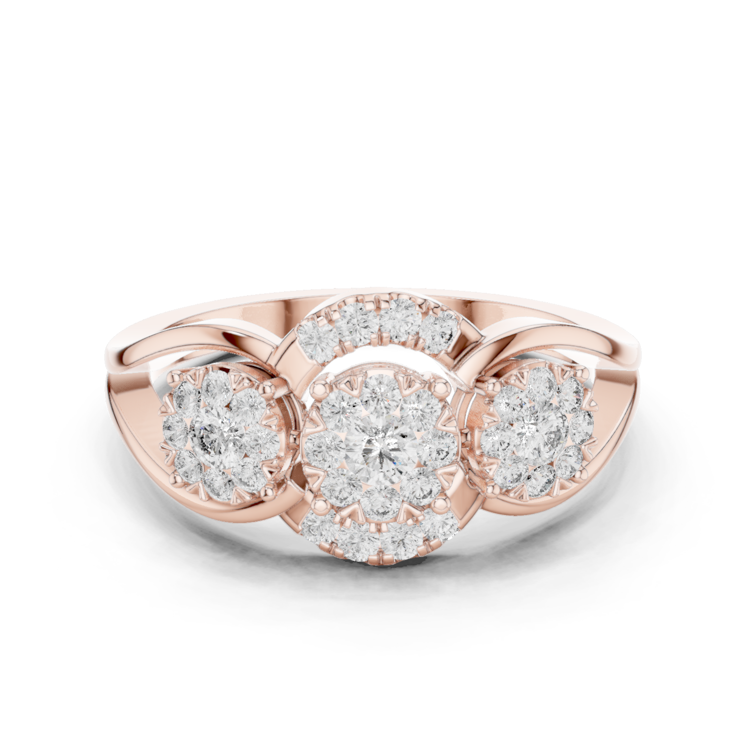 Gold Ring 19-120015L, Rose Gold