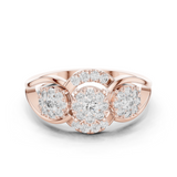 Gold Ring 19-120015L, Rose Gold