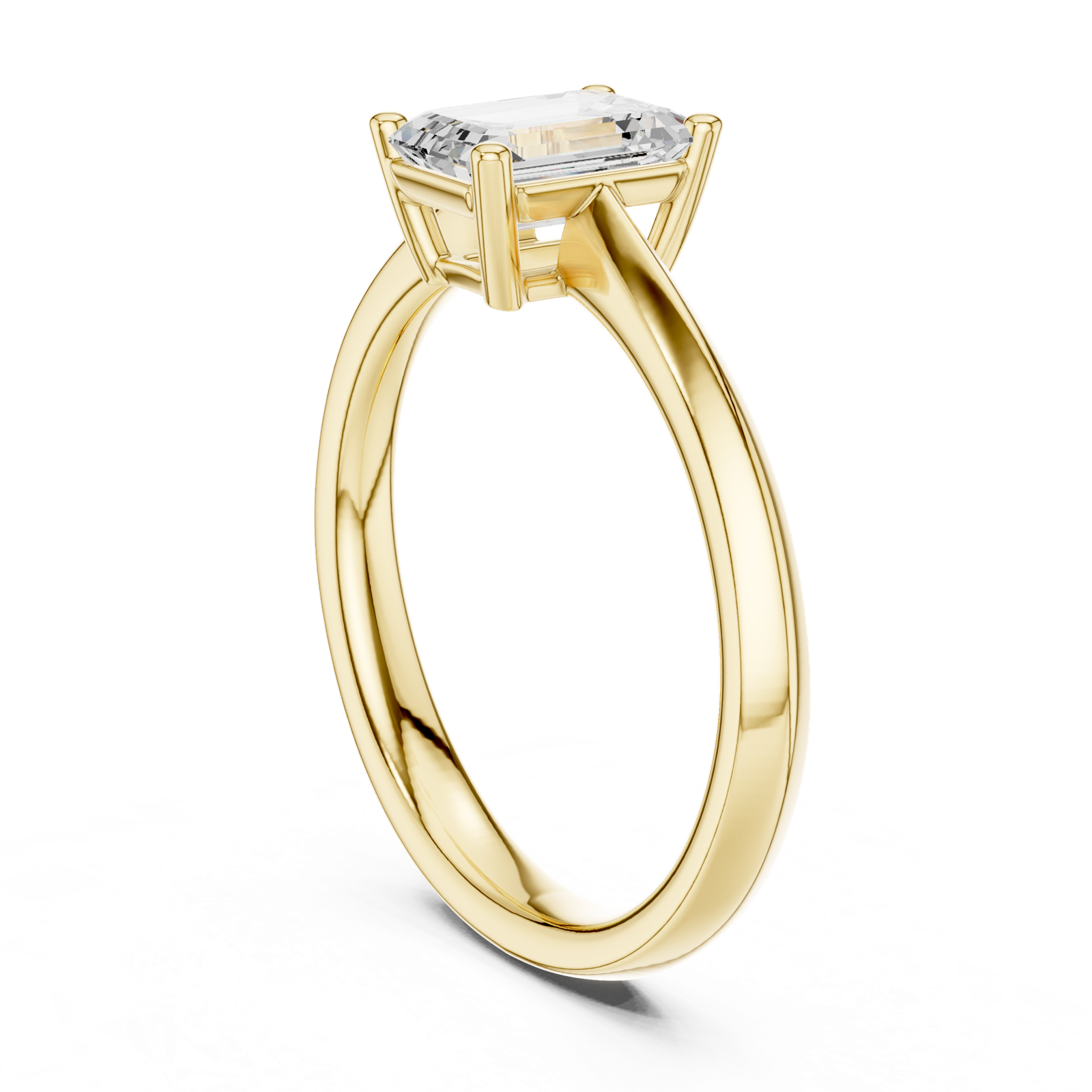 Gold Ring DDLR-537, Yellow Gold, view 1