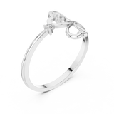 Gold Ring 1 (127), White Gold, view 2