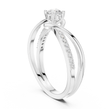 Gold Ring SBWR(39), White Gold