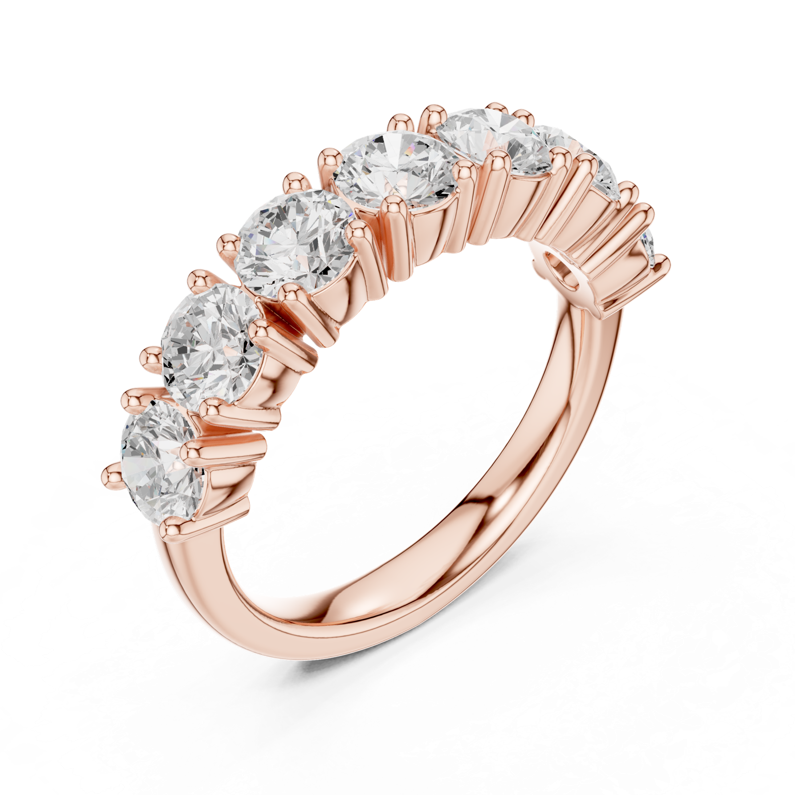 Gold Ring DDLR-619, Rose Gold, view 2