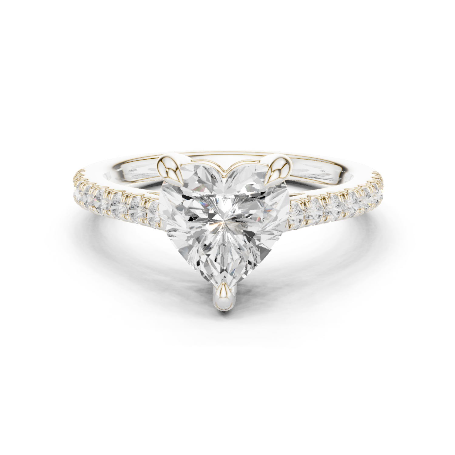 Gold Ring DDLR-878, White Gold