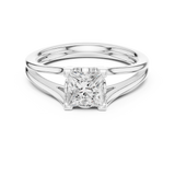 Gold Ring DDLR-571, White Gold, view 4