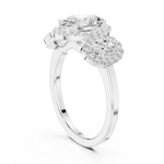 Gold Ring DDLR-1062, White Gold, view 1