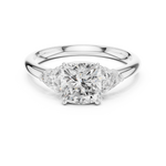 Gold Ring DDLR-850, White Gold, view 4