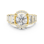 Gold Ring DDLR-323, Yellow Gold, view 4