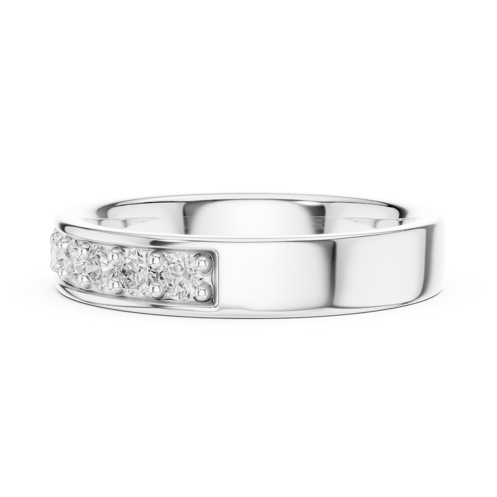 Gold Ring DDLR-577, White Gold, view 3