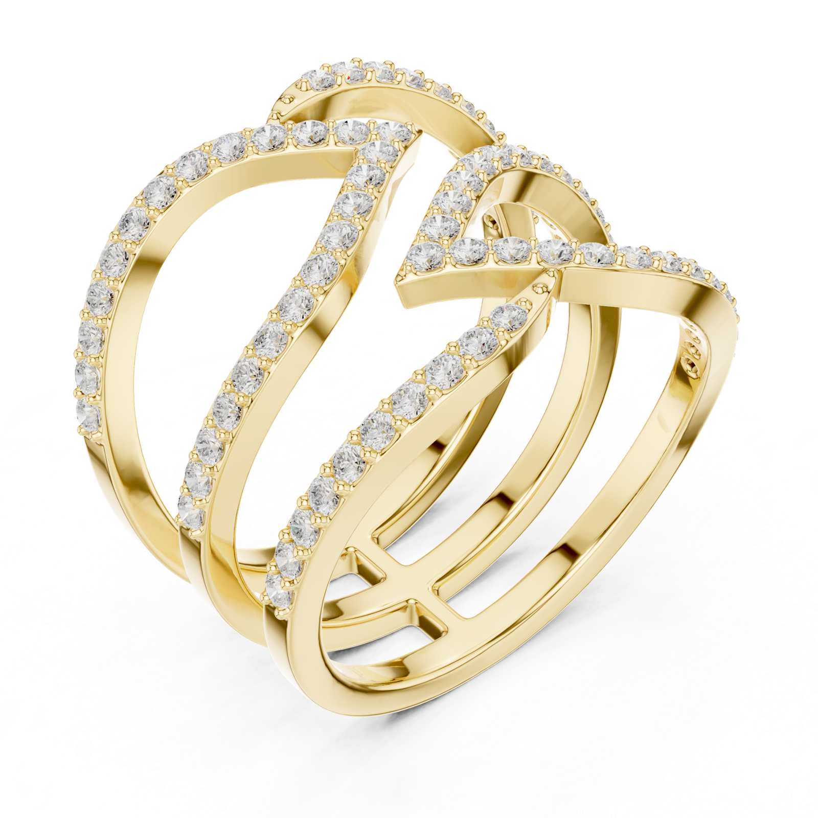 Gold Ring SBWR(34), Yellow Gold, view 2