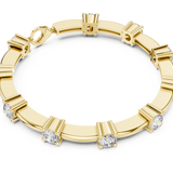 14K Solid Gold Lab Diamond Bracelet, Yellow Gold, view 2