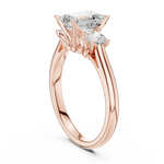 Gold Ring DDLR-894, Rose Gold, view 1