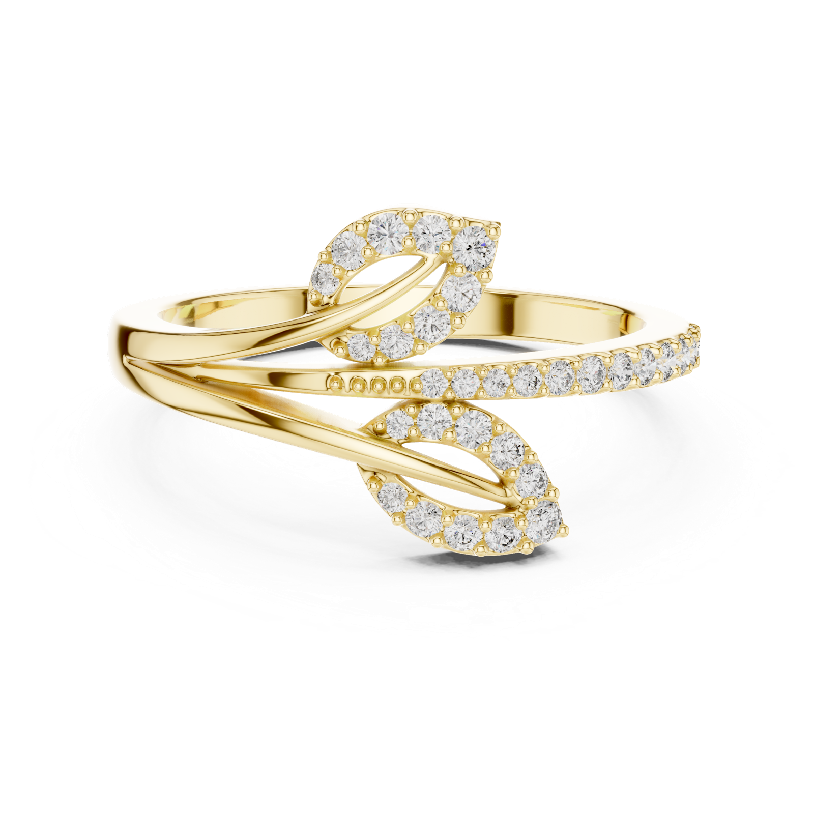 Gold Ring LR-01 (84), Yellow Gold, view 4