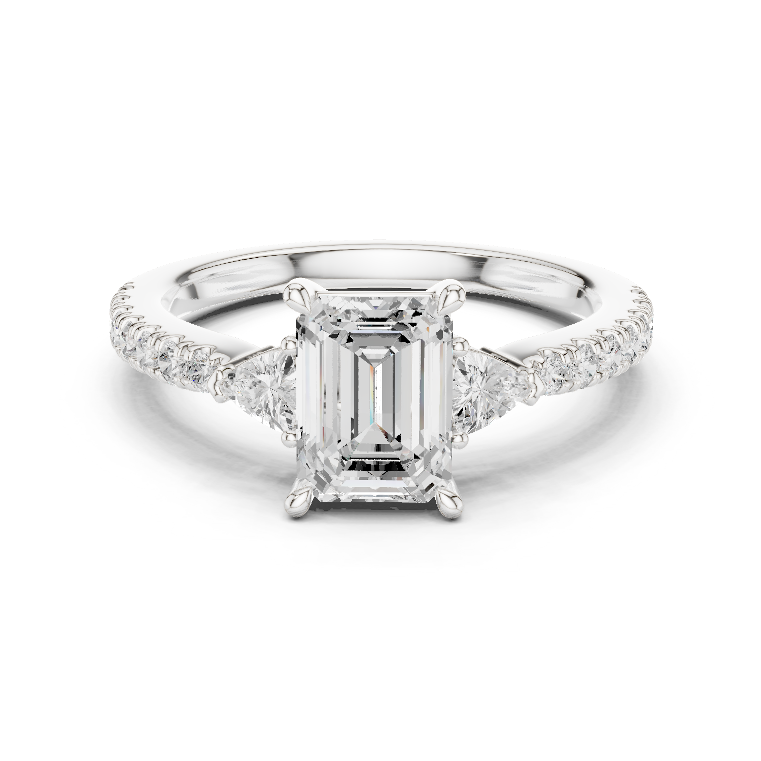 Gold Ring DDLR-857, White Gold