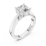 Gold Ring DDLR-052, White Gold, view 2