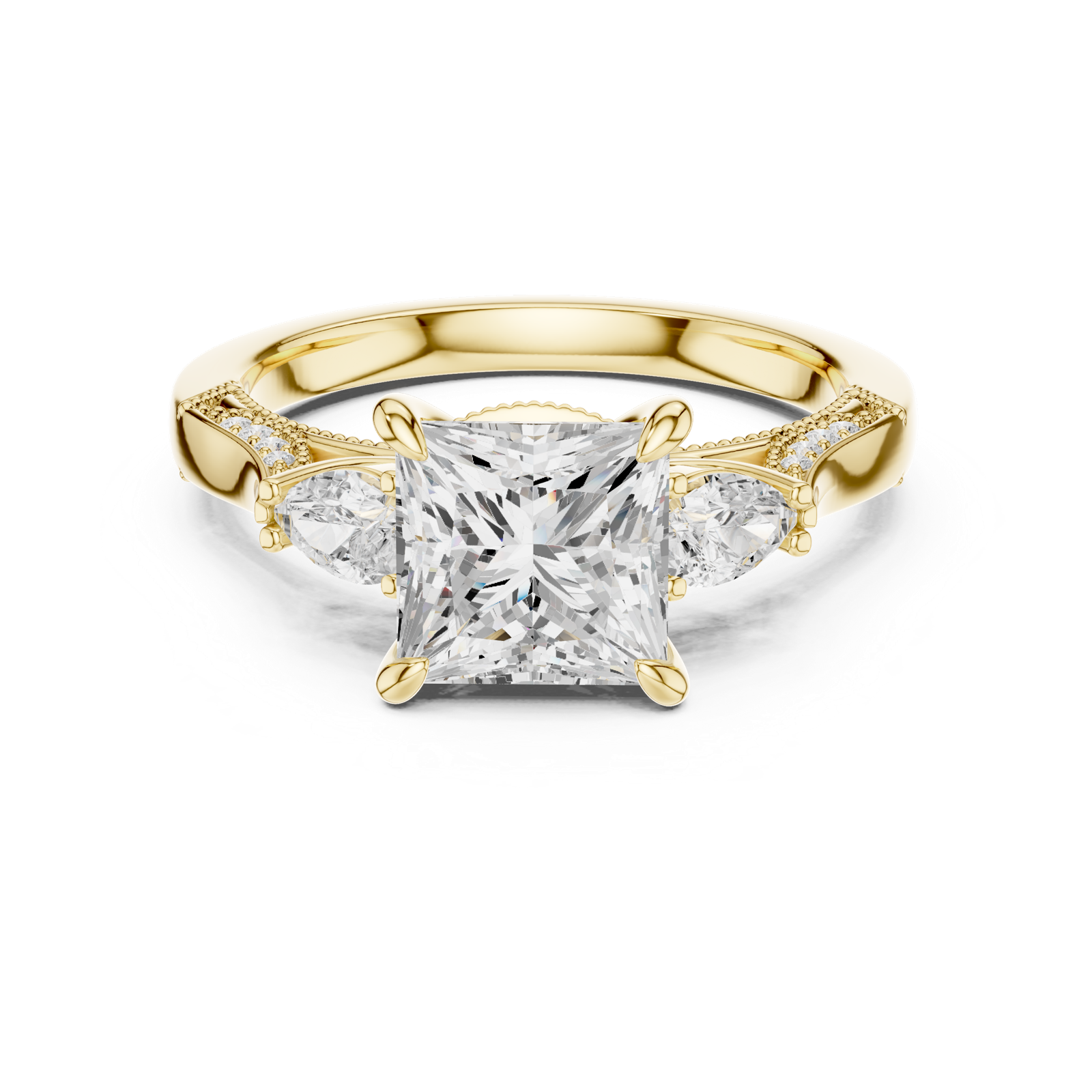 Gold Ring DDLR-1044, Yellow Gold
