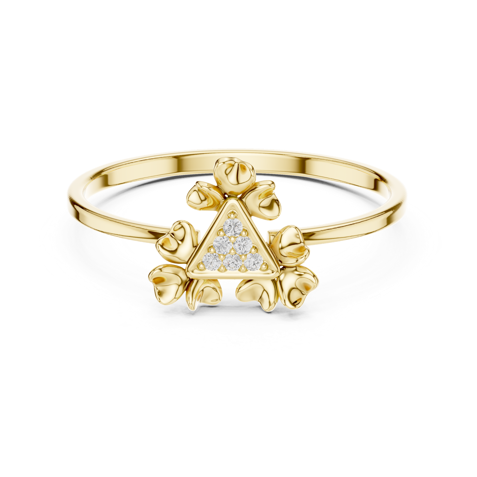 Gold Ring 1 (112), Yellow Gold, view 4