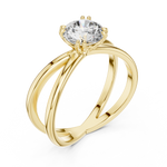 Gold Ring LR-0021, Yellow Gold, view 2