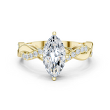 Gold Ring DDLR-1104, Yellow Gold