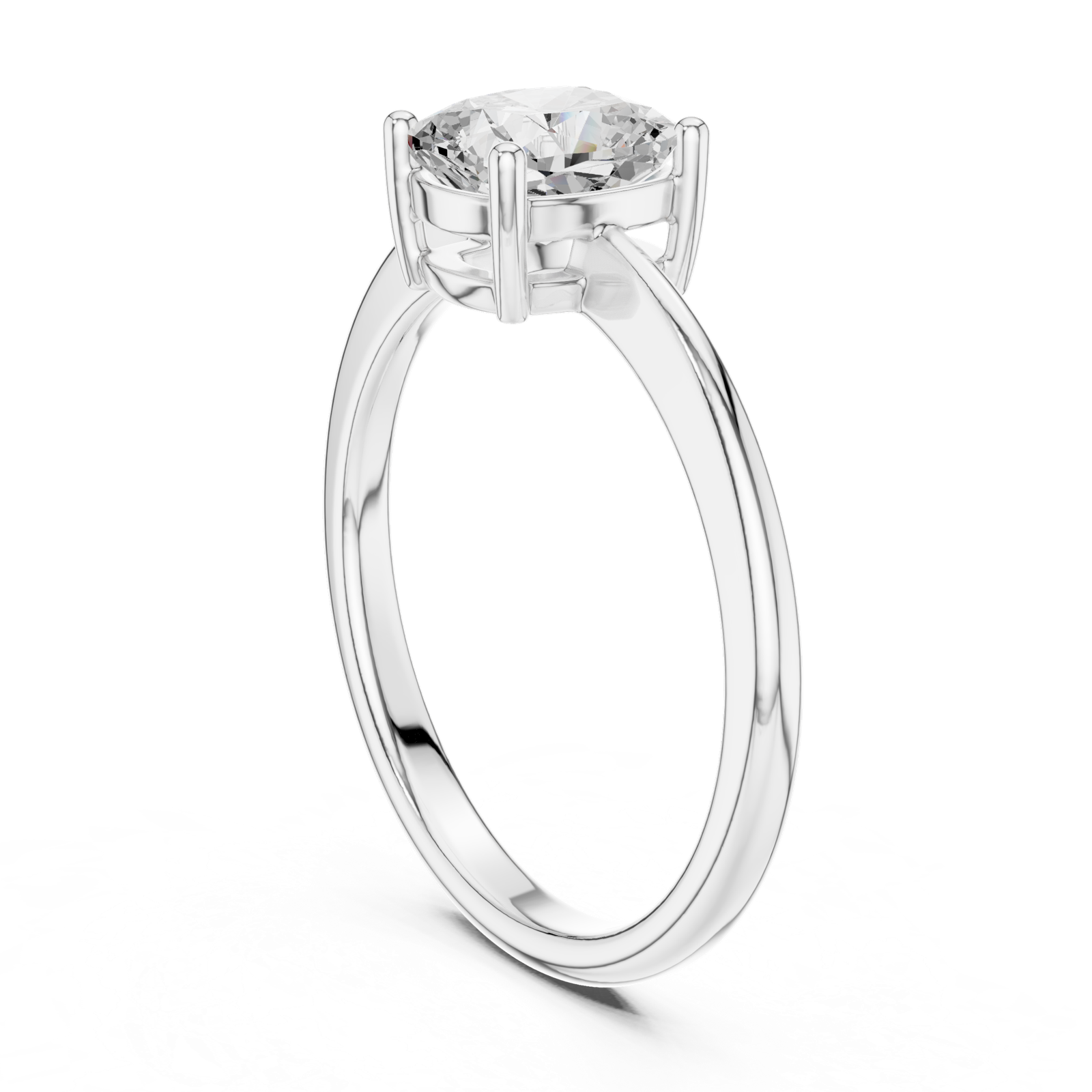 Gold Ring DDLR-501, White Gold