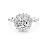 Gold Ring DDLR-062, White Gold, view 4