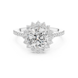 Gold Ring DDLR-062, White Gold, view 4