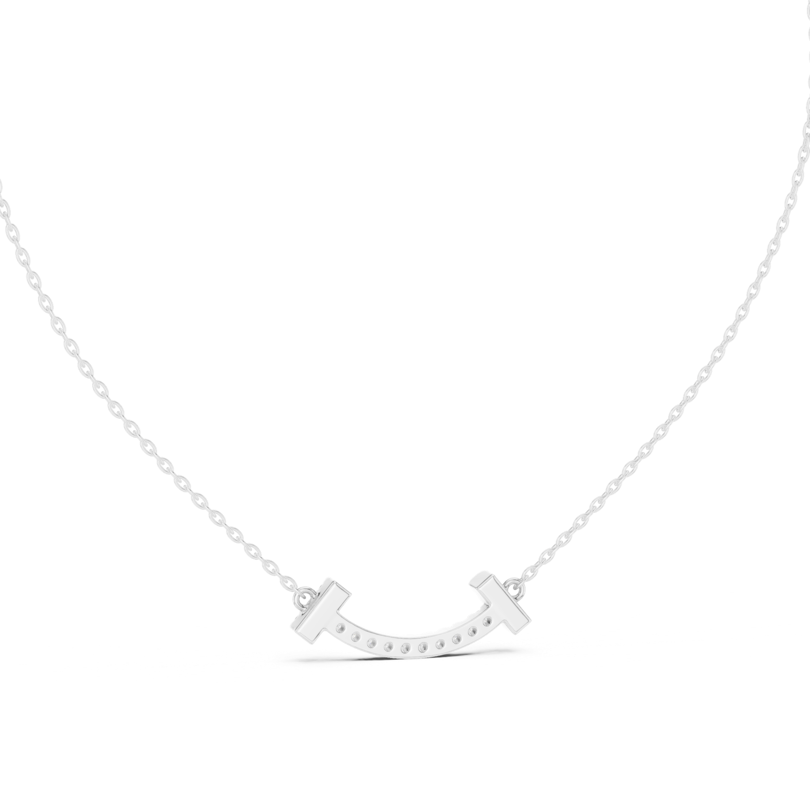 Gold Pendant GPD-0030, White Gold, view 4