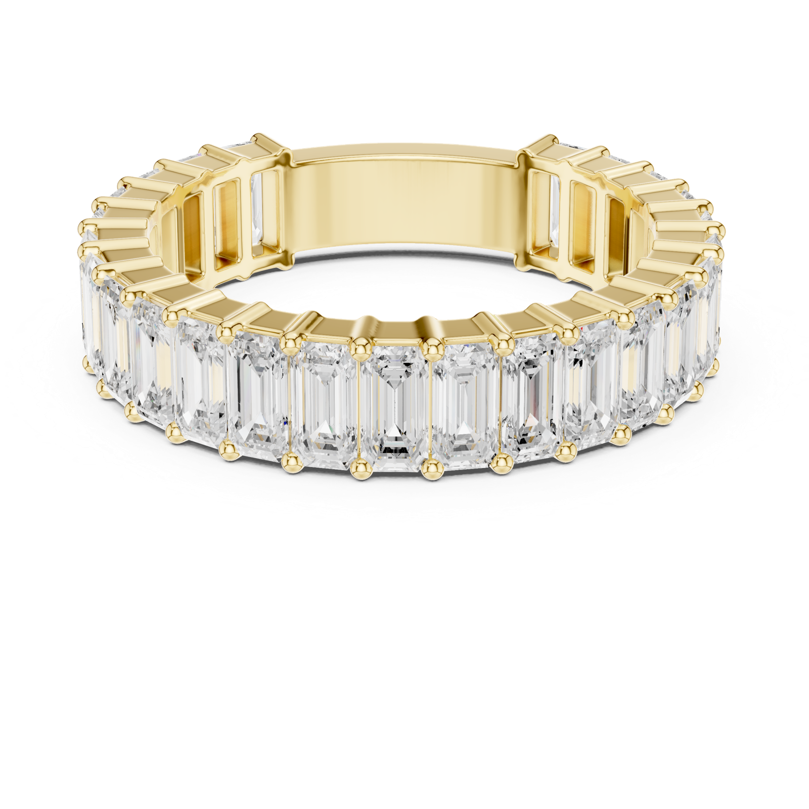 Gold Ring DDLR-723, Yellow Gold, view 4