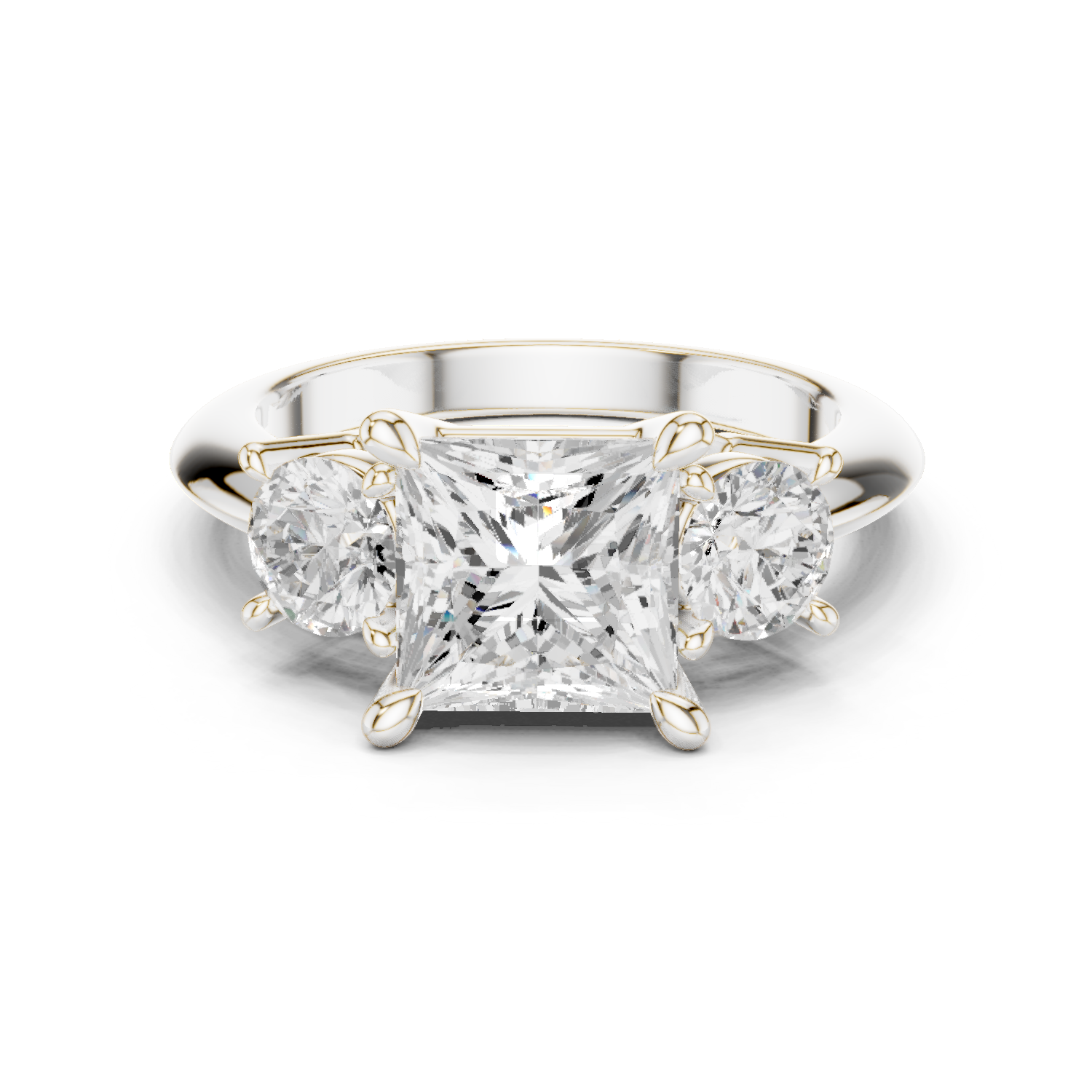 Gold Ring DDLR-904, White Gold
