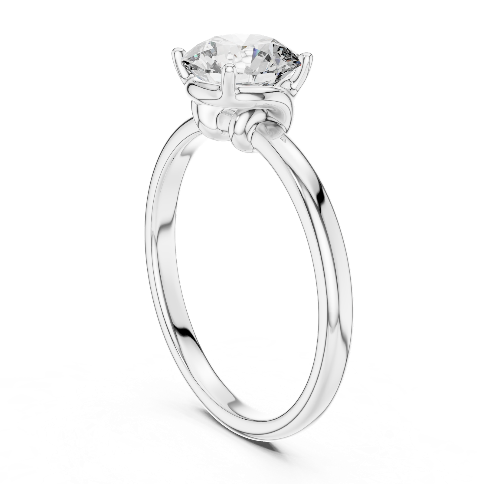 Gold Ring LR-0022, White Gold, view 1