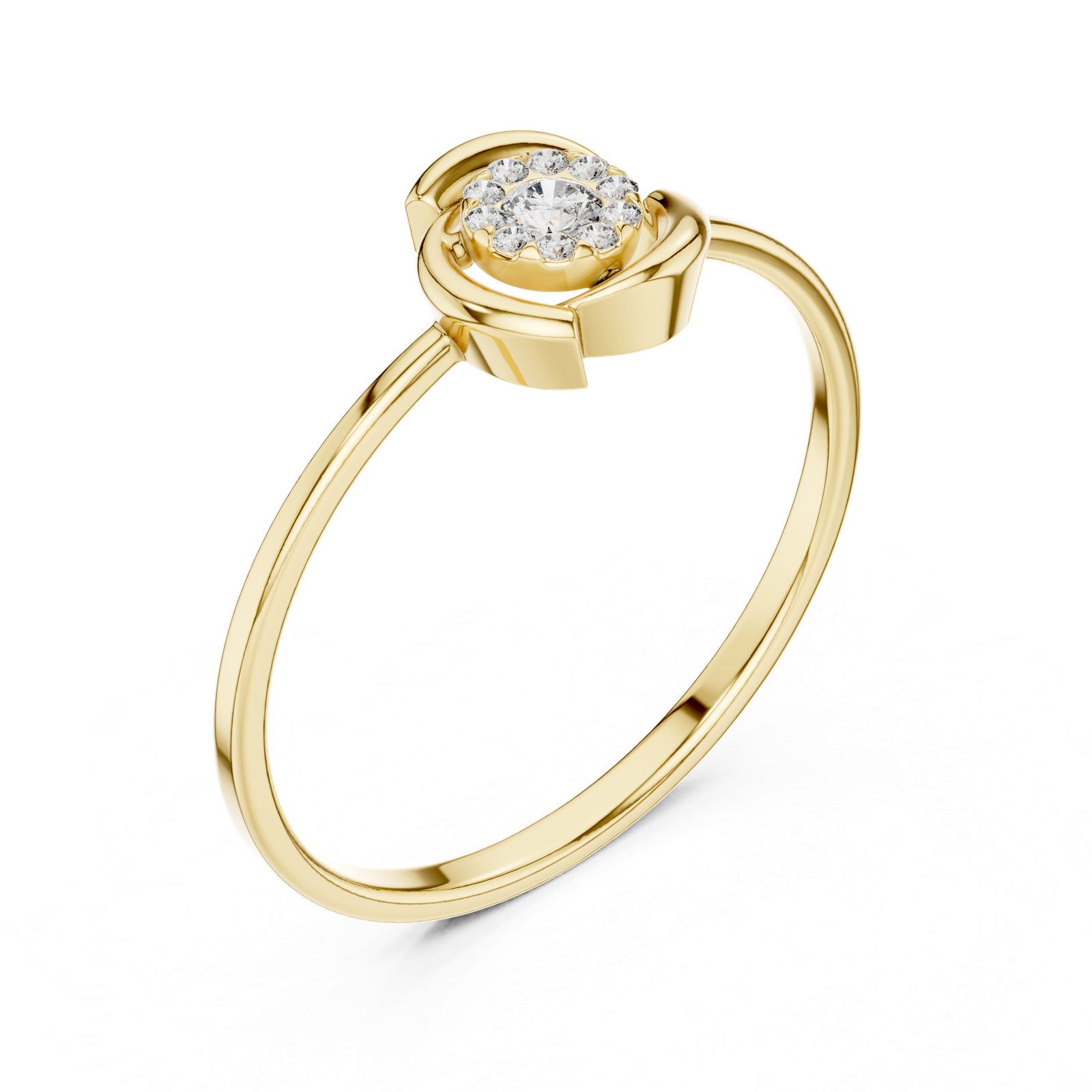 Gold Ring 1 (178), Yellow Gold, view 2