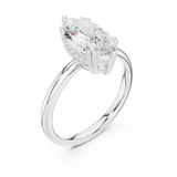 Gold Ring DDLR-926, White Gold, view 2