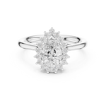 Gold Ring DDLR-699, White Gold, view 4