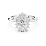 Gold Ring DDLR-699, White Gold, view 4