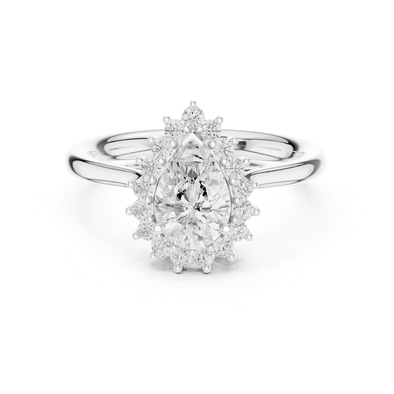 Gold Ring DDLR-699, White Gold, view 4