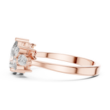 Gold Ring AVBLR-132, Rose Gold, view 3