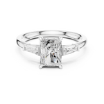 Gold Ring DDLR-923, White Gold, view 4
