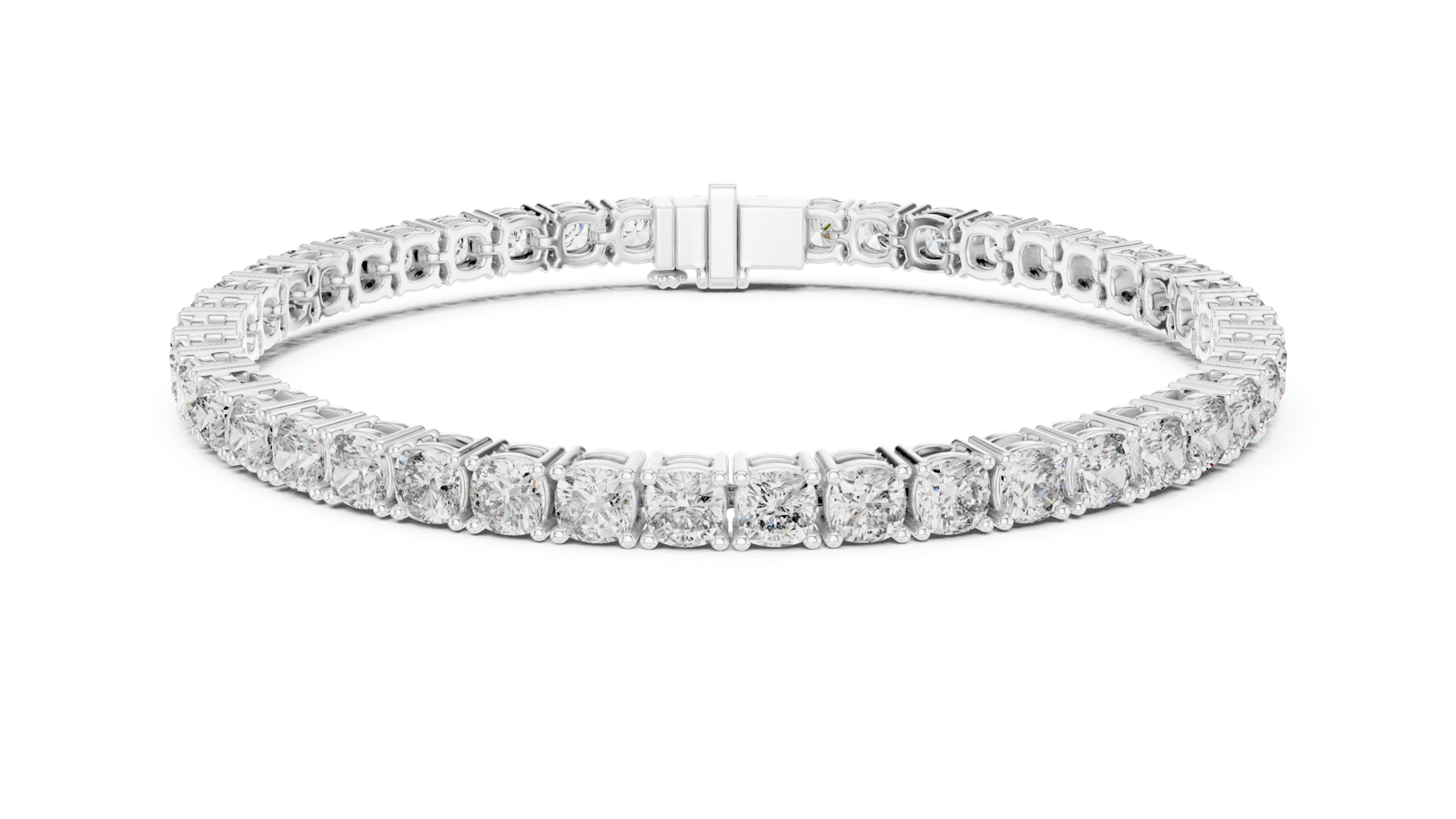 Gold Bracelet GLBR-0012, White Gold, view 4