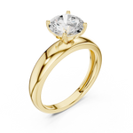 Gold Ring DDLR-827, Yellow Gold, view 2
