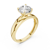 Gold Ring DDLR-827, Yellow Gold, view 2