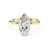 Gold Ring DDLR-926, Yellow Gold, view 4