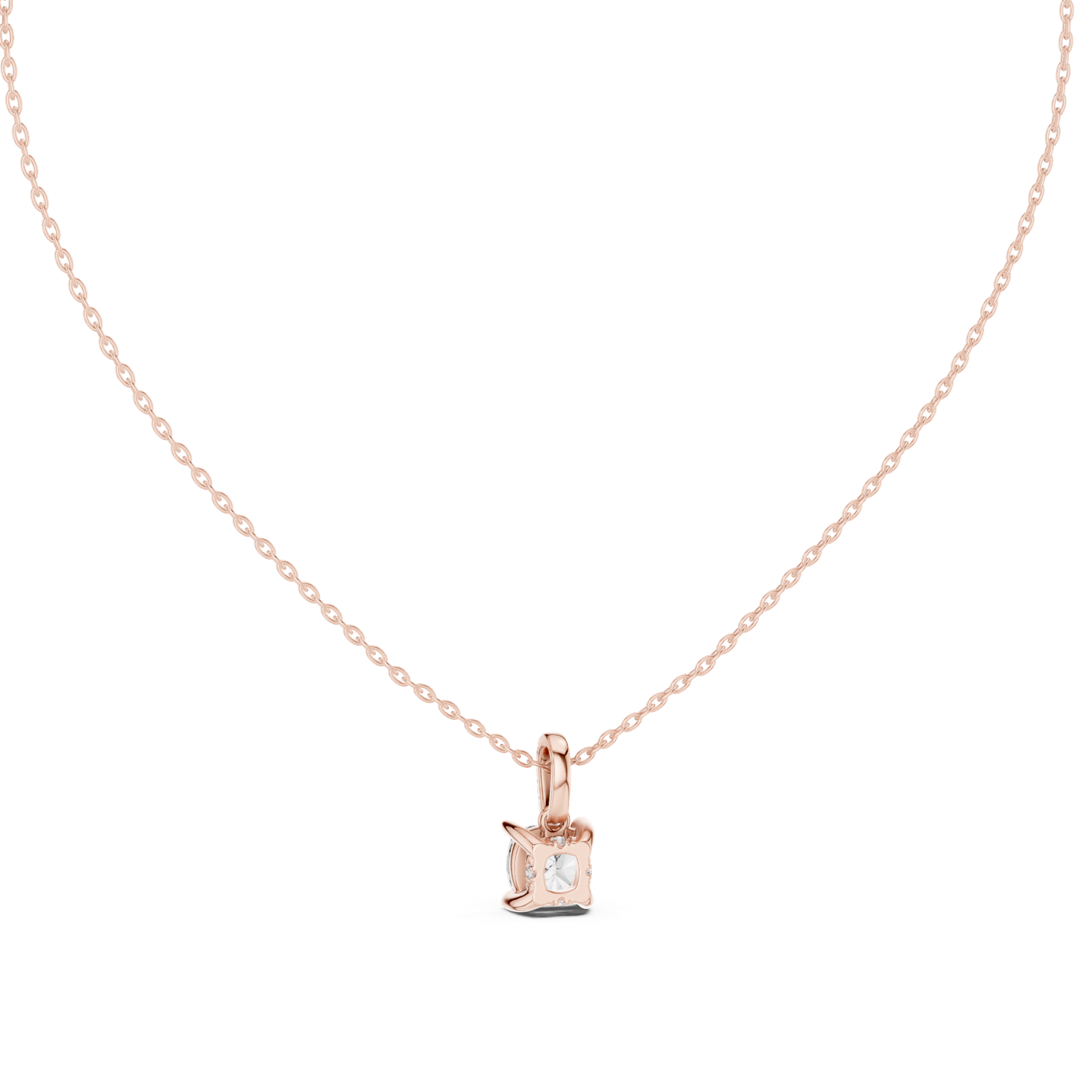 Gold Pendant GPD-0071, Rose Gold, view 4
