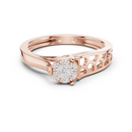 Gold Ring DDLR-824, Rose Gold