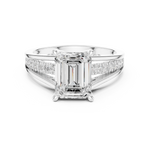 Gold Ring DDLR-253, White Gold, view 4