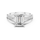 Gold Ring DDLR-253, White Gold, view 4