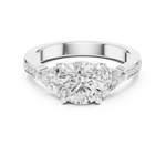 Gold Ring DDLR-264, White Gold, view 4