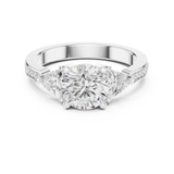 Gold Ring DDLR-264, White Gold, view 4