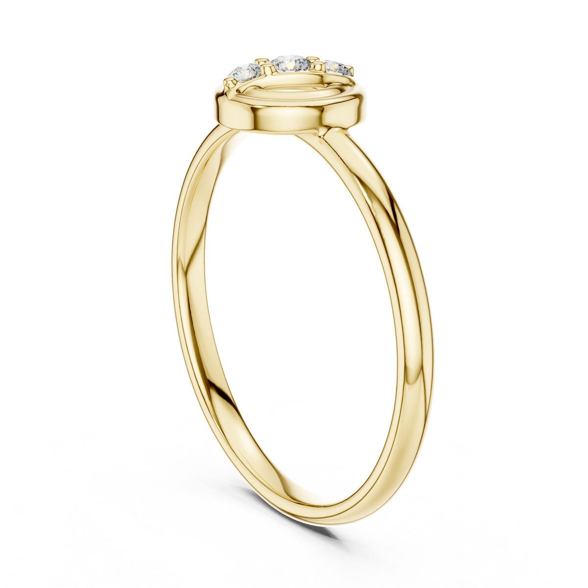 Gold Ring 1 (400), Yellow Gold, view 1