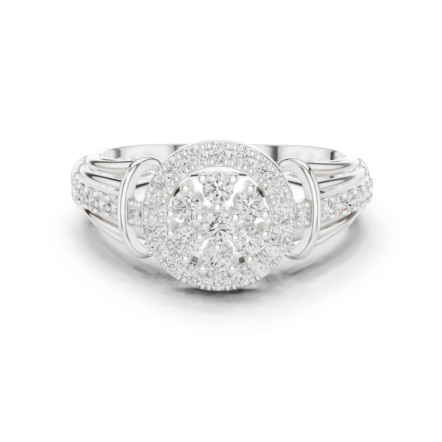Gold Ring DDLR-762, White Gold