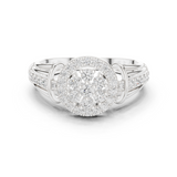 Gold Ring DDLR-762, White Gold