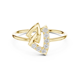 Gold Ring HLR-229, Yellow Gold